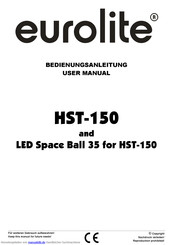 EuroLite LED Space Ball 35 Bedienungsanleitung