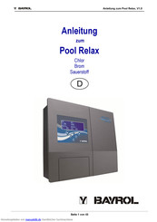 Bayrol Pool Relax Sauerstoff Anleitung