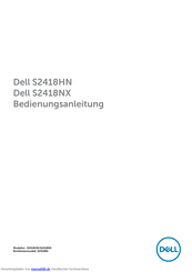 Dell S2418HN Bedienungsanleitung