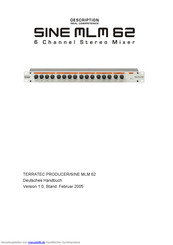 TERRATEC PRODUCER SINE MLM 62 Handbuch