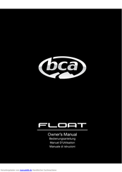bca FLOAT Bedienungsanleitung