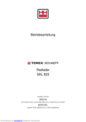 Terex SKL 823 Betriebsanleitung