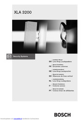 Bosch XLA 3200 Installationshandbuch