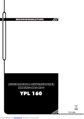 Yellow Profi Line YPL 160 Bedienungsanleitung