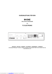 TC Electronic m-one Kurzanleitung