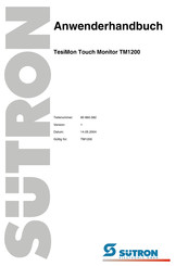 Sutron TesiMon TM 1200 Anwenderhandbuch
