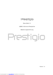 Prestigio Data Safe III Bedienungsanleitung
