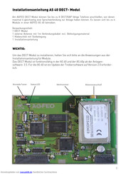 AGFEO AS 40 Installationsanleitung
