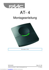 FAAC 103161 Montageanleitung