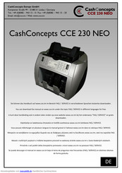 CashConcepts CCE 230 NEO Handbuch