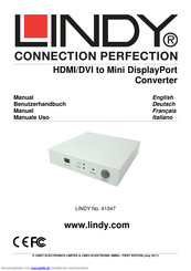 Lindy 41047 Benutzerhandbuch