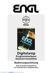 Engl Digitalamp E202 Bedienungsanleitung