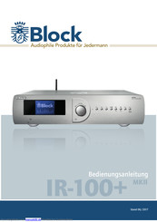Block IR-100+ MKII Bedienungsanleitung