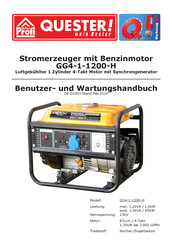 Rotek GG4-1-1200-H Benutzer- Und Wartungshandbuch
