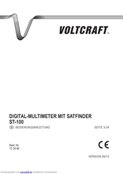 VOLTCRAFT ST-100 Bedienungsanleitung