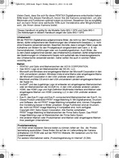 Pentax Optio WG-1. Handbuch