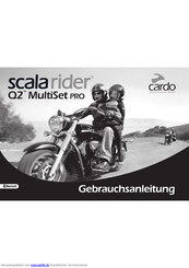 Cardo scala rider Q2 MultiSet pro Gebrauchsanleitung