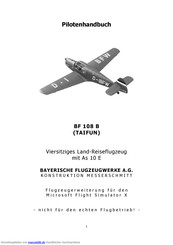 Bayerische Flugzeugwerke taifun Pilotenhandbuch