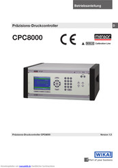 WIKA CPC8000 Betriebsanleitung