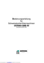 Gerima SMB 60 Bedienungsanleitung
