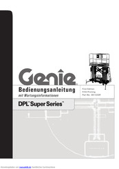 Genie DPL-25S Bedienungsanleitung