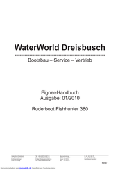 Waterworld Dreisbusch Fishhunter 380 Eignerhandbuch