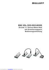 Balluff BNI IOL-302-002-K006 Bedienungsanleitung