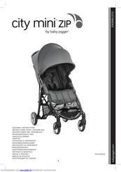 Baby Jogger city mini ZIP Bedienungsanleitung