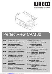 Waeco PerfectView CAM80 Montageanleitung Und Bedienungsanleitung