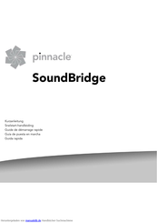 Pinnacle SoundBridge Kurzanleitung