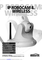 Marmitek IP ROBOCAM 8 WIRELESS Kurzinstallationsanleitung