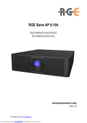 RGE AP 6K-PDU Bedienungsanleitung