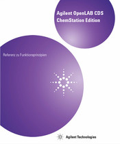 Agilent Technologies OpenLAB CDS ChemStation Edition Referenzhandbuch