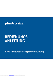 Plantronics K100 Bedienungsanleitung