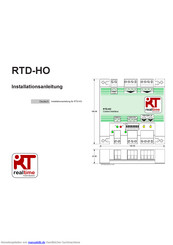 RealTime Control Systems RTD-HO Installationsanleitung