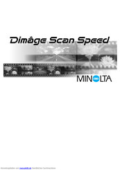 Minolta Dimage Scan Speed Bedienungsanleitung