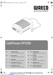 Waeco CoolPower EPS100 Einbau- Und Bedienungsanleitung