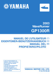 Yamaha GP1300R Benutzerhandbuch