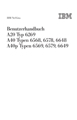 IBM NetVista A40 Typ 6568 Benutzerhandbuch