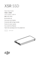 dji X5R SSD Kurzanleitung