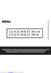 Nikon COOLSHOT 80 i VR Bedienungsanleitung