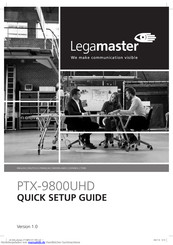 Legamaster PTX-9800UHD Benutzerhandbuch