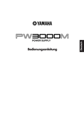 Yamaha PW3000M Bedienungsanleitung