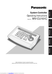 Panasonic WV-CU161C Bedienungsanleitung