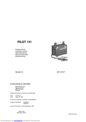Migatronic PILOT 141 Betriebsanleitung
