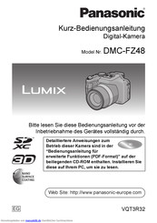 Panasonic lumix DMC-FZ48 Kurzbedienungsanleitung