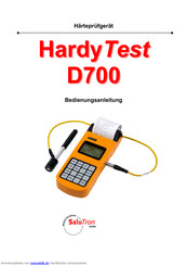 Salutron HardyTestD700 Bedienungsanleitung