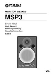 Yamaha MSP3 Bedienungsanleitung