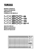 Yamaha MX200-16 Bedienungsanleitung