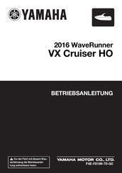 Yamaha VX Cruiser HO Betriebsanleitung